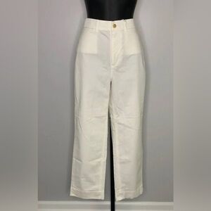 Everlane NEW Women's Cream Straight Leg Pants 12